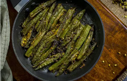 Stuffed Bhindi with Peanuts Recipe